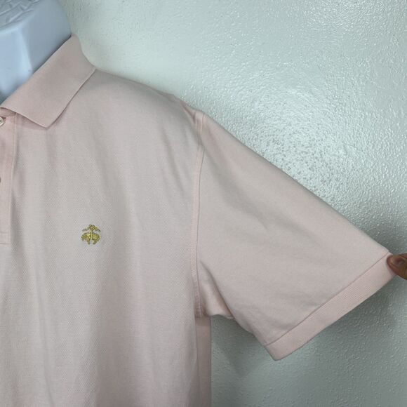 Brooks Brothers 346 Performance Polo Shirt Men Extra Large Pink Cotton Original - Picture 7 of 13